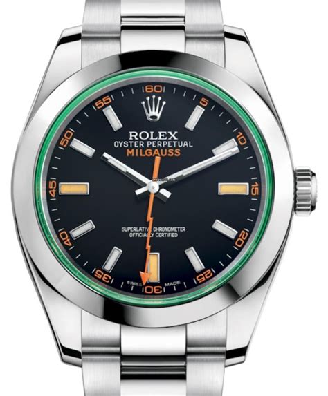 rolex milgauss eingestellt